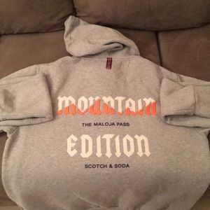 Scotch & Soda Mock neck hoodie.